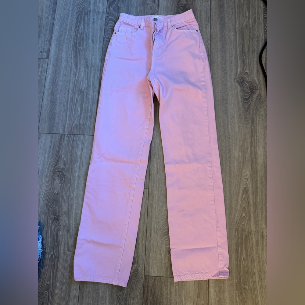 PacSun Light Pink Straight Leg Women's Jeans